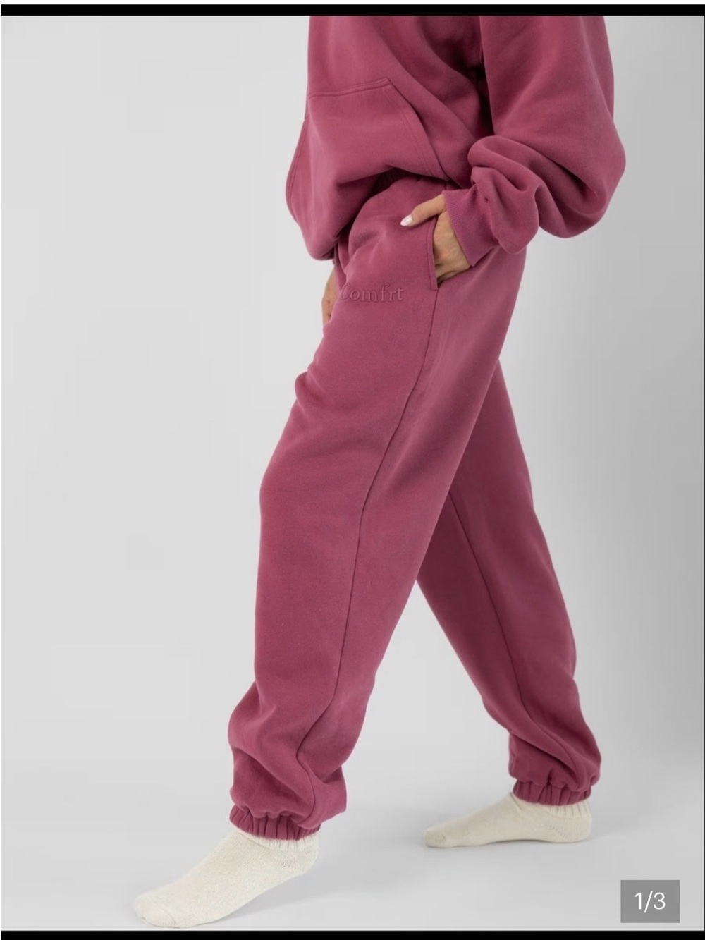 Comfrt Berry Joggers NWT